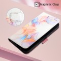 For Motorola Moto G Play 4G 2024 PT003 Marble Pattern Flip Leather Phone Case(Galaxy Marble White)