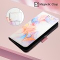 For Motorola Moto G04 4G / G24 4G PT003 Marble Pattern Flip Leather Phone Case(Galaxy Marble White)