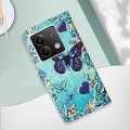 For Xiaomi Redmi Note 13 5G Global Colored Drawing Pattern Plain Weave Leather Phone Case(Caring But