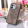 For Xiaomi Redmi Note 13 Pro 5G Global Embossed Butterfly Leather Phone Case(Grey)
