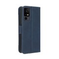 For TCL 40 XE 5G / 40 NxtPaper 5G Skin Feel Calf Texture Card Slots Leather Phone Case(Blue)