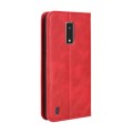 For BLU View 4 / View 2 202 Magnetic Buckle Retro Texture Leather Phone Case(Red)