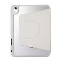 For iPad Pro 11 2022 / 2020 / 2021 / 2018 2 in 1 Acrylic Split Rotating Leather Tablet Case(Grey)