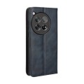 For OnePlus 12 Magnetic Buckle Retro Texture Leather Phone Case(Blue)