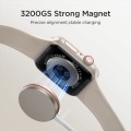 JOYROOM S-IW011 3.5W Magnetic Wireless Charger For Apple Watch Series, Length: 1.2m(White)