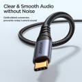JOYROOM SY-A07 Transsion Series USB-C/Type-C to 3.5mm AUX Audio Adapter Cable, Length: 1.2m(Black)