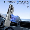 For Samsung Galaxy A24 Camshield MagSafe Ring Holder Armor Phone Case(Titanium Grey)