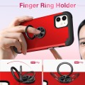 For iPhone 11 L2 Rotating Ring Holder Magnetic Phone Case(Red)