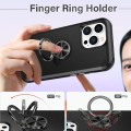 For iPhone 12 Pro Max L2 Rotating Ring Holder Magnetic Phone Case(Black)