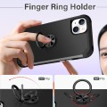 For iPhone 13 L2 Rotating Ring Holder Magnetic Phone Case(Black)