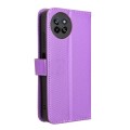 For Itel S23 S665L Diamond Texture Leather Phone Case(Purple)