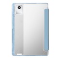For Lenovo Tab M11 /Xiaoxin Pad 11 2024 Clear Acrylic Deformation Leather Tablet Case(Ice Blue)
