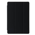 For Lenovo Tab M11 /Xiaoxin Pad 11 2024 Clear Acrylic 3-Fold Leather Tablet Case(Black)