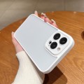 For iPhone 15 Pro Max Skin Feel Phone Case with Lens Film(White)