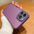 For iPhone 14 Skin Feel Phone Case with Lens Film(Purple)