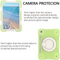 For Samsung Galaxy Tab A9+ 11 2023 Silicone Hybrid PC Tablet Case with Shoulders Strap(Green)