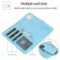 For iPhone 15 Pro 2 in 1 Detachable Phone Leather Case(Blue)