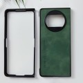 For Huawei Mate X3 i.Crystal Lambskin Folding Phone Case(Green)
