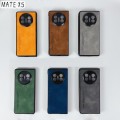 For Huawei Mate X5 i.Crystal Lambskin Folding Phone Case(Light Grey)