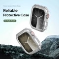 For Apple Watch 9 / 8 / 7 41mm DUX DUCIS Tamo Series Hollow PC + TPU Watch Protective Case(Transpare