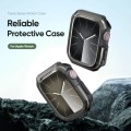 For Apple Watch 4 / 5 / 6 / SE 44mm DUX DUCIS Tamo Series Hollow PC + TPU Watch Protective Case(Tran