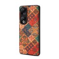 For Honor 90 Pro Four Seasons Flower Language Series TPU Phone Case(Winter Blue)