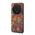 For Honor Magic5 Four Seasons Flower Language Series TPU Phone Case(Spring Green)