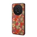 For Honor Magic5 Four Seasons Flower Language Series TPU Phone Case(Summer Red)
