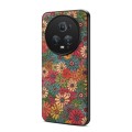For Honor Magic5 Pro Four Seasons Flower Language Series TPU Phone Case(Spring Green)