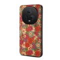 For Honor Magic5 Ultimate Four Seasons Flower Language Series TPU Phone Case(Summer Red)