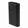 For Xiaomi Redmi Note 11S 4G / 11 4G Zipper Multi-Card Wallet Rhombic Leather Phone Case(Black)