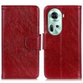 For OPPO Reno11 5G Global Nappa Texture Horizontal Flip Leather Phone Case(Red)