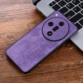 For OPPO Find X7 AZNS 3D Embossed Skin Feel Phone Case(Purple)