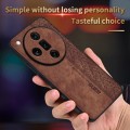 For OPPO Find X7 Ultra AZNS 3D Embossed Skin Feel Phone Case(Black)