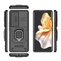 For vivo S18 5G Sliding Camshield TPU + PC Shockproof Phone Case with Holder(Black)