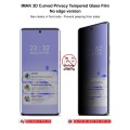 For Honor X50 Pro 5G / X50 5G imak 3D Curved Privacy Full Screen Tempered Glass Film