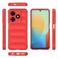 For Tecno Spark Go 2024 / 20C / Pop 8 Magic Shield TPU + Flannel Phone Case(Red)