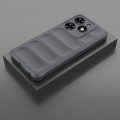For Tecno Spark Go 2024 / 20C / Pop 8 Magic Shield TPU + Flannel Phone Case(Dark Grey)