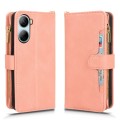 For ZTE Libero 5G  Litchi Texture Zipper Leather Phone Case(Pink)