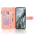 For ZTE Libero 5G  Litchi Texture Zipper Leather Phone Case(Pink)