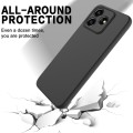 For ZTE Axon 50 Lite Pure Color Liquid Silicone Shockproof Phone Case(Black)