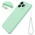 For ZTE Axon 50 Lite Pure Color Liquid Silicone Shockproof Phone Case(Green)