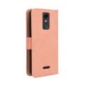 For Consumer Cellular Iris Connect Skin Feel Calf Texture Card Slots Leather Phone Case(Pink)