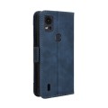 For Cricket  Icon5 Skin Feel Calf Texture Card Slots Leather Phone Case(Blue)