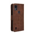 For Cricket  Icon5 Skin Feel Calf Texture Card Slots Leather Phone Case(Brown)