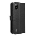 For Boost Mobile Bounce 4G Diamond Texture Leather Phone Case(Black)