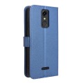 For Consumer Cellular Iris Connect Diamond Texture Leather Phone Case(Blue)