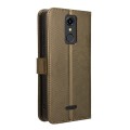 For Consumer Cellular Iris Connect Diamond Texture Leather Phone Case(Brown)