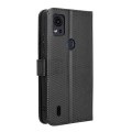 For Cricket  Icon5 Diamond Texture Leather Phone Case(Black)