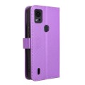 For Cricket  Icon5 Diamond Texture Leather Phone Case(Purple)